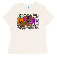 Happy Halloween Tooth Ladies Tee | Teevron