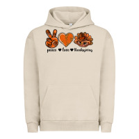 Pigment French Oak peace love thanksgiving bbs Urban Hoodie - BundleAndBundleShop