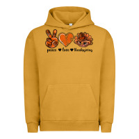 Pigment Peanut Butter peace love thanksgiving bbs Urban Hoodie - BundleAndBundleShop