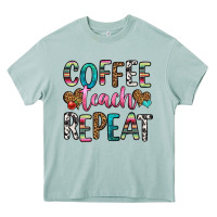 Coffee Teach Repeat Heavy Core Tee | Teevron