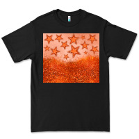 Black orange glitter star Premium Tee - JahusDesignShop