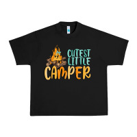 Black cutest little camper Urban Heavy Tee - MaliasSmallBusiness