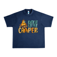 Navy cutest little camper Urban Heavy Tee - MaliasSmallBusiness