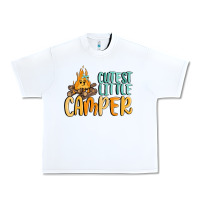 White cutest little camper Urban Heavy Tee - MaliasSmallBusiness