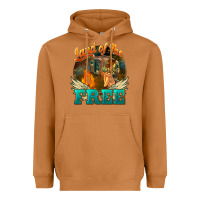 Meerkat Land of the free 4th of july Heavyweight Hoodie - HowdyJamesFarm