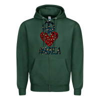 Sports Green Peace Love America Zipper Hoodie - Bettercallsaul