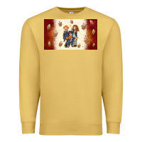 Antique Gold cartoon wizards Premium Sweatshirt - TumblerDesignByShophia