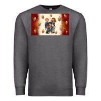 Charcoal Heather cartoon wizards Premium Sweatshirt - TumblerDesignByShophia