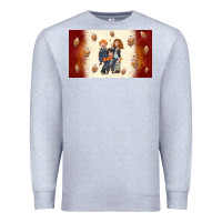 Heather Grey cartoon wizards Premium Sweatshirt - TumblerDesignByShophia