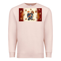 Pale Pink cartoon wizards Premium Sweatshirt - TumblerDesignByShophia
