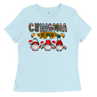 Baby Blue Chingona Ladies Tee - CowhideDigitalArt