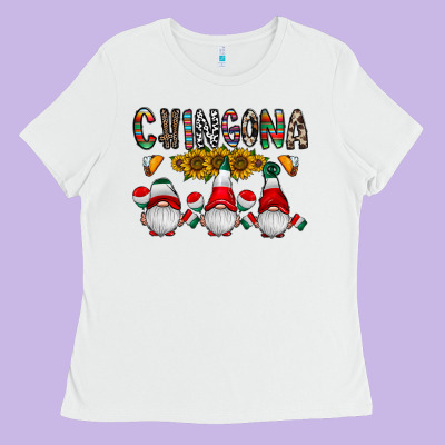 Chingona Ladies Tee Designed By Cowhidedigitalart