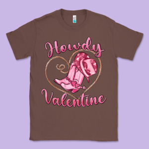 Howdy Valentine Classic Tee Designed By Maliassmallbusiness