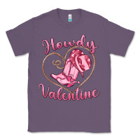 Lavender howdy valentine Classic Tee - MaliasSmallBusiness