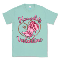 Seafoam howdy valentine Classic Tee - MaliasSmallBusiness