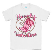 White howdy valentine Classic Tee - MaliasSmallBusiness