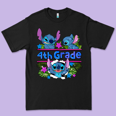 Preview Flower Stitch 4 Th Grade Premium Tee Designed By Adodesignshop