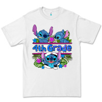 White preview flower stitch 4 th grade Premium Tee - AdoDesignShop