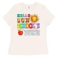 Bone hello sun schools done Ladies Tee - HRA Design Shop