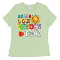 Matcha hello sun schools done Ladies Tee - HRA Design Shop