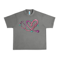 Tornado nurse heart Urban Heavy Tee - MaliasSmallBusiness