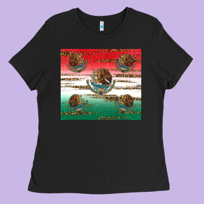 Mexican Flag Ladies Tee Designed By Ranaportraitstore