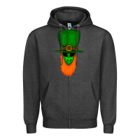Charcoal Heather St. Patrick' Day Gnome Zipper Hoodie - Bettercallsaul