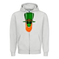 Dove Grey St. Patrick' Day Gnome Zipper Hoodie - Bettercallsaul