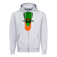Heather Grey St. Patrick' Day Gnome Zipper Hoodie - Bettercallsaul