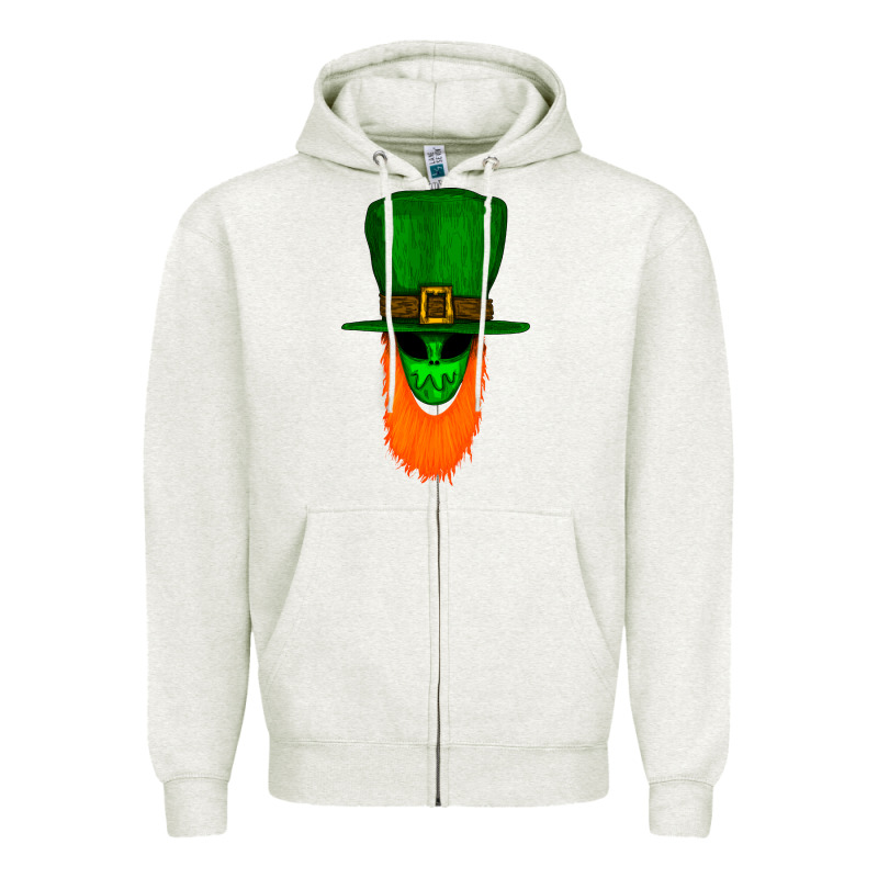 St. Patrick' Day Gnome Zipper Hoodie by Bettercallsaul | Teevron