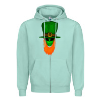 Seafoam St. Patrick' Day Gnome Zipper Hoodie - Bettercallsaul