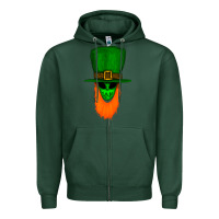 Sports Green St. Patrick' Day Gnome Zipper Hoodie - Bettercallsaul