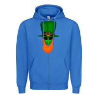 True Royal St. Patrick' Day Gnome Zipper Hoodie - Bettercallsaul