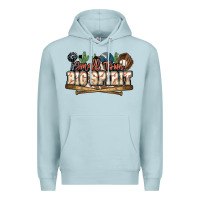 Blue Mist Small town big spirit Baseball Premium Hoodie - HowdyJamesFarm