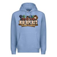 Colony Blue Small town big spirit Baseball Premium Hoodie - HowdyJamesFarm