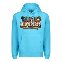 Ocean Blue Small town big spirit Baseball Premium Hoodie - HowdyJamesFarm
