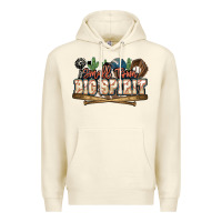 Sandshell Small town big spirit Baseball Premium Hoodie - HowdyJamesFarm