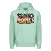 Seafoam Small town big spirit Baseball Premium Hoodie - HowdyJamesFarm