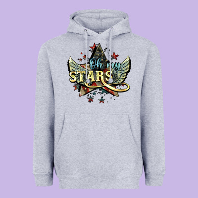 Oh My Stars America Wings 4th Of July Heavyweight Hoodie Designed By Howdyjamesfarm