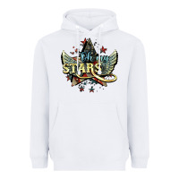 White Oh my stars America wings 4th of july Heavyweight Hoodie - HowdyJamesFarm
