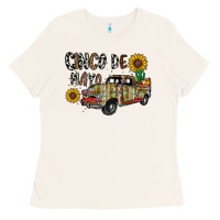 Bone cinco de mayo truck Ladies Tee - CowhideDigitalArt