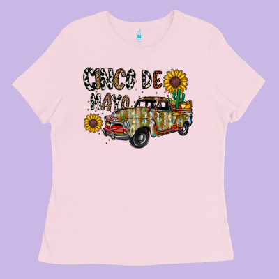 Cinco De Mayo Truck Ladies Tee Designed By Cowhidedigitalart