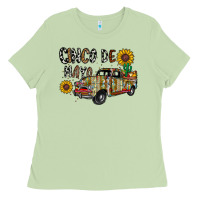 Matcha cinco de mayo truck Ladies Tee - CowhideDigitalArt