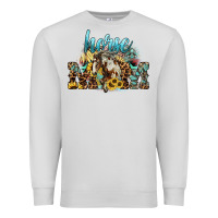 Dove Grey Horse Mom Premium Sweatshirt - HowdyJamesFarm