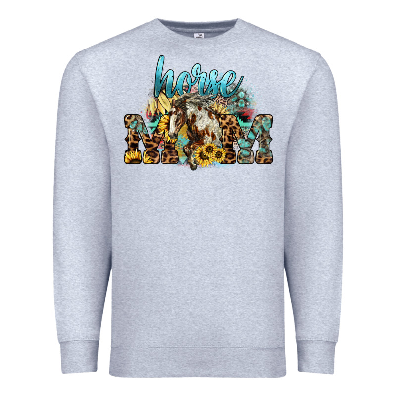 Horse Mom Premium Sweatshirt by HowdyJamesFarm | Teevron