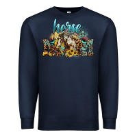 Navy Horse Mom Premium Sweatshirt - HowdyJamesFarm