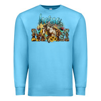 Ocean Blue Horse Mom Premium Sweatshirt - HowdyJamesFarm