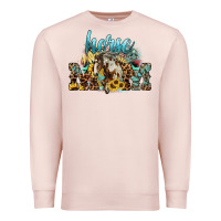 Pale Pink Horse Mom Premium Sweatshirt - HowdyJamesFarm