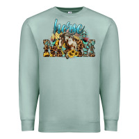 Seafoam Horse Mom Premium Sweatshirt - HowdyJamesFarm