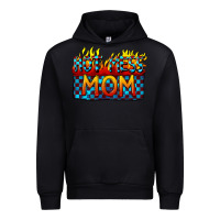 Black Hot mess mom Mother's Day Urban Hoodie - FaDigitalArtStudio